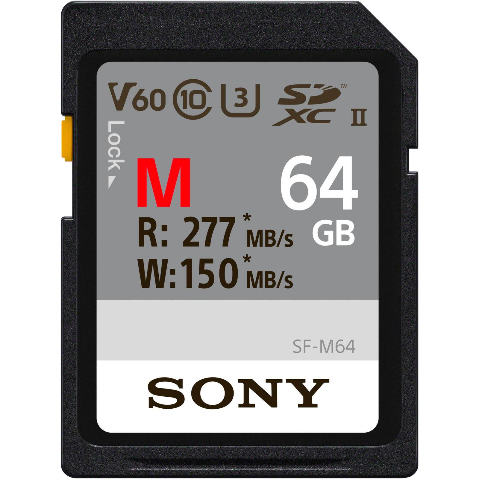  SD Karte Sony SDXC M Series 64GB UHS II Class 10 U3 V60 EBay