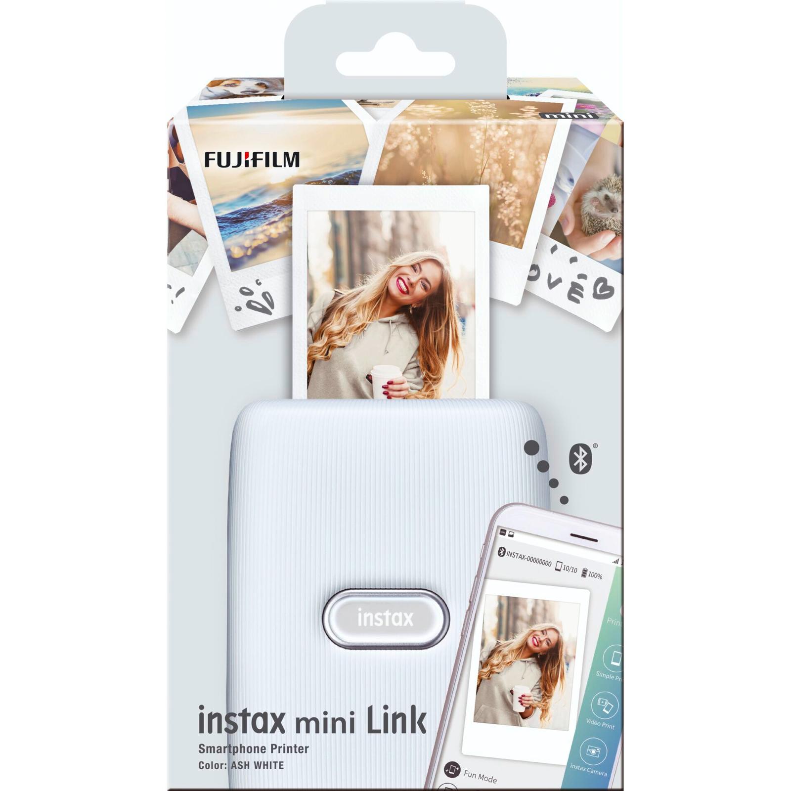 Фотопринтер fujifilm. Фотопринтер Fujifilm Instax. Fujifilm Instax Mini link. 10599 Компактный фотопринтер Fujifilm Instax link Ash White. Fujifilm Instax Mini 40 ex d.